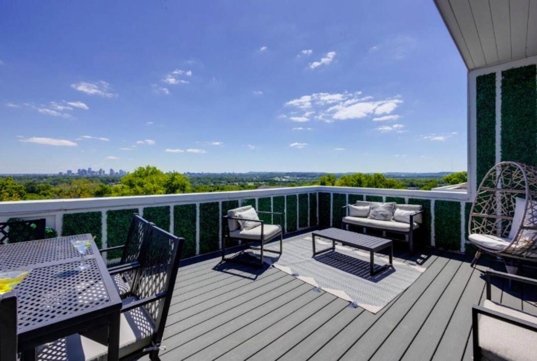Luxury Four-Story Home, Rooftop Deck With Views, Pingpong! Sleeps 12! Nashville Exterior foto